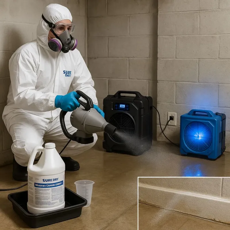 Sanitization and Odor Removal process in Sunset, LA